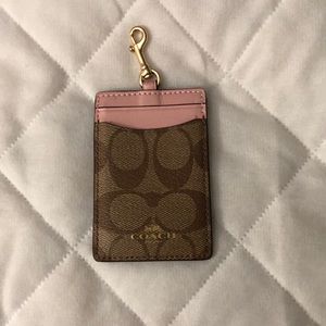 Coach ID lanyard badge - strap not included